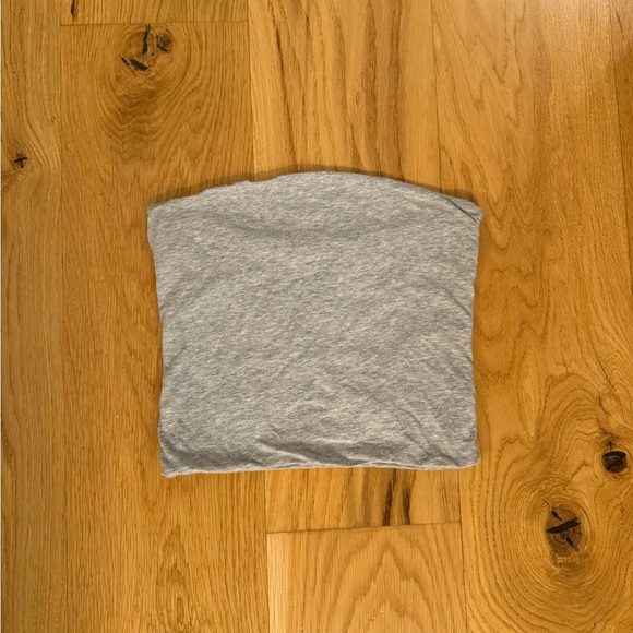 EUC Brandy Melville Grey Tube Top - Picture 2 of 5